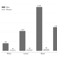 Fig 1.10 - Imprisonment Rates by Gender and Race